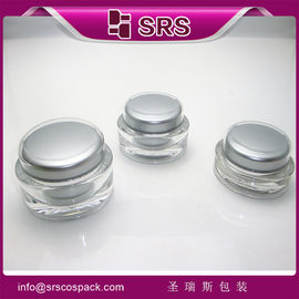 J040 Jarrón cosmético de forma redonda de 15 ml 30 ml 50 ml para crema para la piel