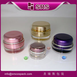 Embalaje Shengruisi J020-5ml 10ml 15ml 30ml 50ml 100ml 200ml frasco de crema acrílica vacía