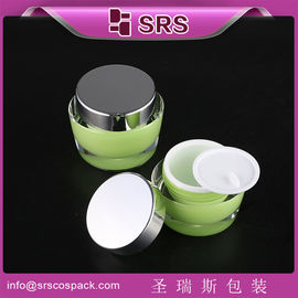 J041 Envases redondos de plástico de 15 ml 30 ml 50 ml al por mayor