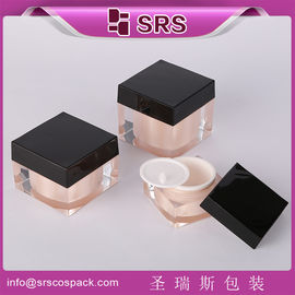 Embalaje Shengruisi J053-30g 50g 80g frasco de crema acrílica cuadrada