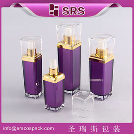 Embalaje Shengruisi L052-30ml 50ml 80ml 120ml botella de loción cosmética acrílica cuadrada