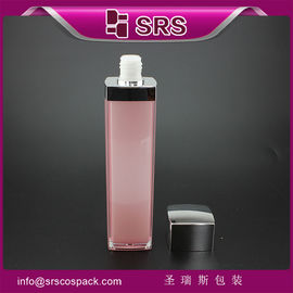 Embalaje para el cuidado de la piel bomba de loción de belleza rosa vacía con botella