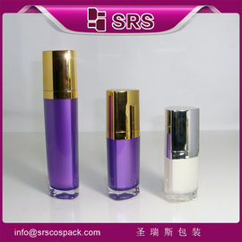 Shengruisi Triángulo de color personalizado 15ml 30ml 50ml Loción de plástico acrílico Embalaje para el cuidado de la piel