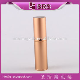 SRS China fabricante de botellas botella vacía de aluminio de cilindro de loción para cosméticos