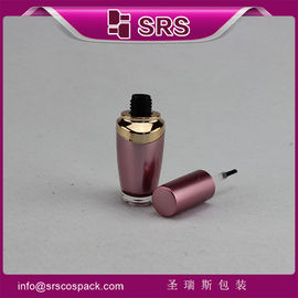 Embalaje Shengruisi NP-001 botella de plástico de esmalte de uñas de 8 ml con tapa de cepillo