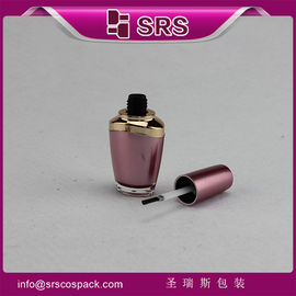 China fábrica de suministro de plástico de lujo 8ml botella vacía para esmalte de uñas