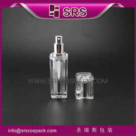 L054 15 ml 30 ml 50 ml 100 ml botella de loción de forma cuadrada