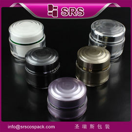 J024 frasco de plástico redondo de 15 ml 30 ml 50 ml