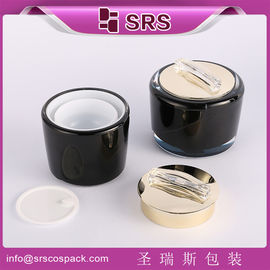 Jarrón de crema para el cuidado de la piel acrílica,J039 15 ml 30 ml recipiente de plástico de 50 ml