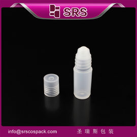 3 ml de mini rollo de plástico en botella para perfume, fabricación de botellas de plástico vacías