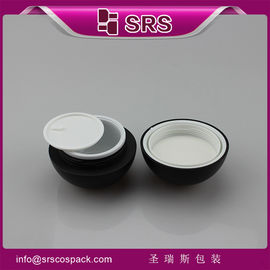 J010 30 g 50 g frasco de bolas vacías y negras mate de alta calidad