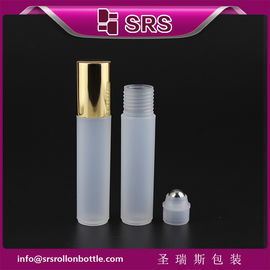 RPA-10 ml rollo de plástico en botella con bola de acero y tapa de aluminio
