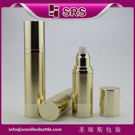 China fabricación A022 15ml 30ml botella de bomba sin aire de oro de 50ml
