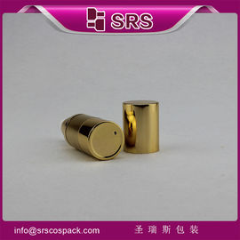 A022 15 ml 30 ml 50 ml botella de oro de aluminio sin aire vacía para suero