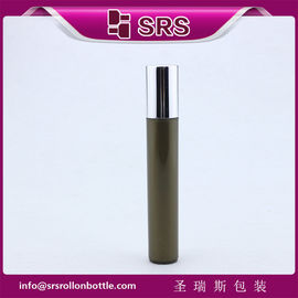 Botella de 15 ml con bola de plástico y tapa de aluminio para perfume