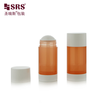 15 ml 30 ml 50 ml 75 ml 90 ml Contenedor vacío redondo de PP PCR reciclable de eco-deodorante