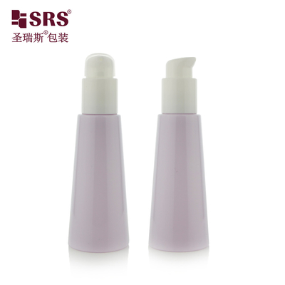 4 oz 120 ml de PET vacío para lavar el cuerpo con gel bomba botella botellas de ducha de plástico recargables
