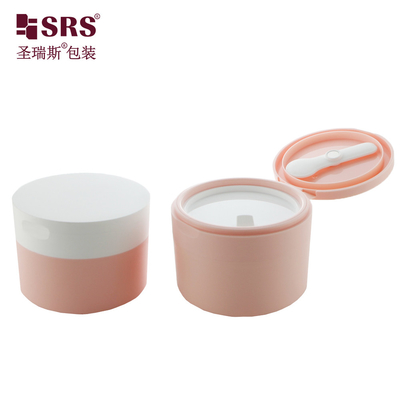 120g de lujo logotipo impreso de plástico de PP de color personalizado recipientes vacíos para el frasco del cuerpo
