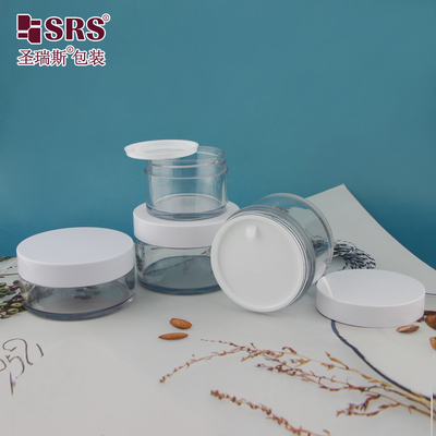50g 80g 100g 120g 150g Contenedor de crema para el cuerpo cosmético vacío PET Jar de plástico