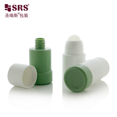 50 ml 75 ml vacío reemplazable personalización color logotipo impreso rollo en la botella desodorante