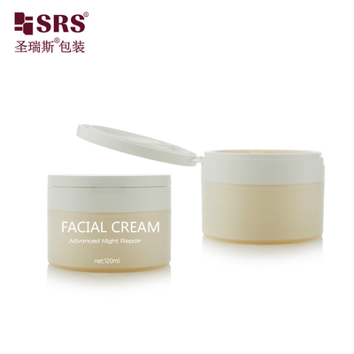 Grado alimenticio de lujo cuidado de la piel crema corporal plástico frascos de PP crema facial recipiente de gel frasco de embalaje