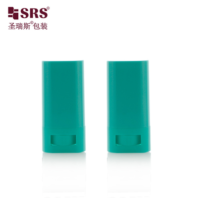 15 ml 20 ml de forma ovalada vacía tamaño de bolsillo Protector solar Bálsamo de palo Deodorante Contenedor