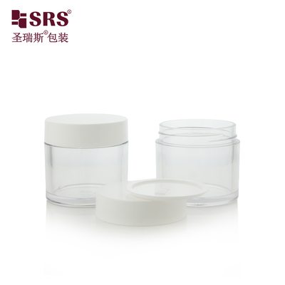15g 30g 50g 70g 80g 100g Forma redonda Color personalizado Frascos de crema facial PET Frasco con tapa de plástico