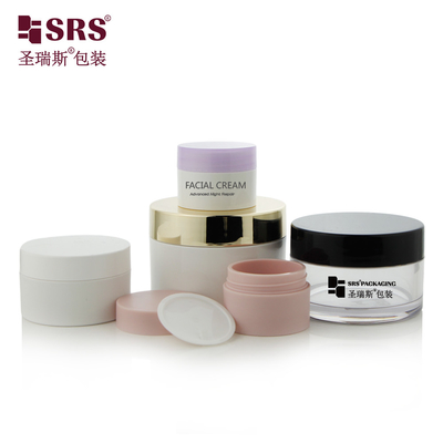 15g 30g 50g 70g 80g 100g Contenedor de crema de cuidado de la piel de plástico vacío en PET Frascos cosméticos