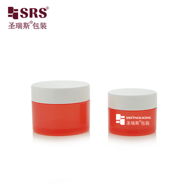 15g 20g 30g 50g 75g 100g 120g 150g Jarrones cosméticos de plástico reciclado de pared única de PP brillante congelado