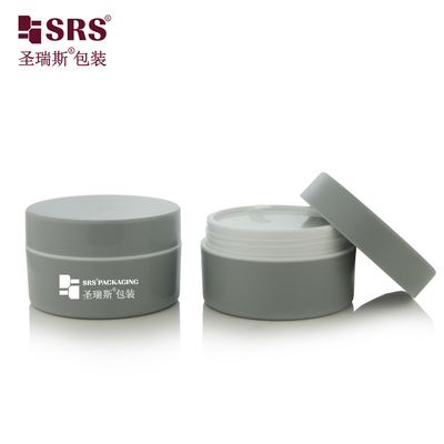 Jarrones ecológicos, exfoliante para el cuerpo, logotipo personalizado, vacío, crema para paredes dobles, frasco cosmético congelado