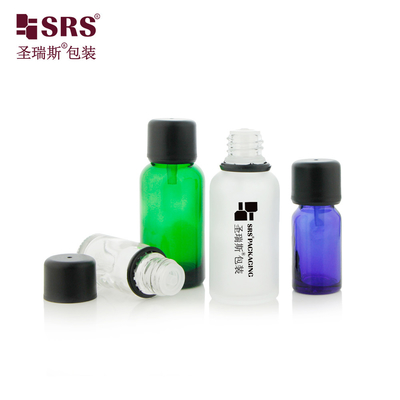 Lujo Vacío Elegante Cosmético Perfume Niño Resistente Tapón Botella de vidrio de aceite