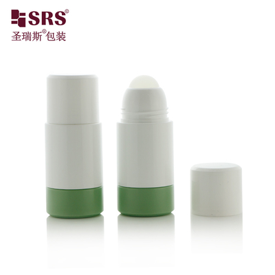50 ml 75 ml PCR PP Reciclado Eco-friendly Botella de rodillo de desodorante Rollo en el embalaje