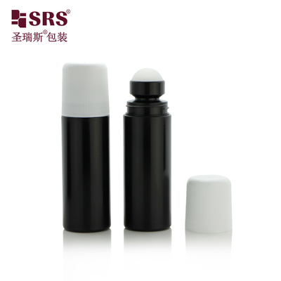 90 ml 3 oz Embalaje cosmético vacío Bola de rodillo de gel PP Material reciclado Deodorante en rollo en botellas
