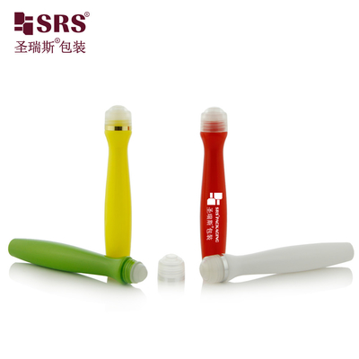 0.5 oz de plástico vacío PETG material de forma radial de pelo Gel de rollo en la botella del aplicador