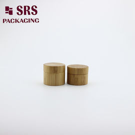 SRS 20g de lujo contenedor vacío de bambú natural con frasco interior de PP