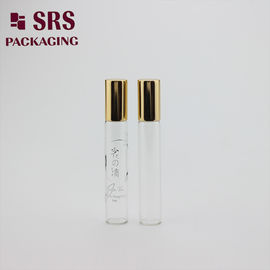 8 ml de rollo transparente en botella de vidrio de aceite de perfume vacía