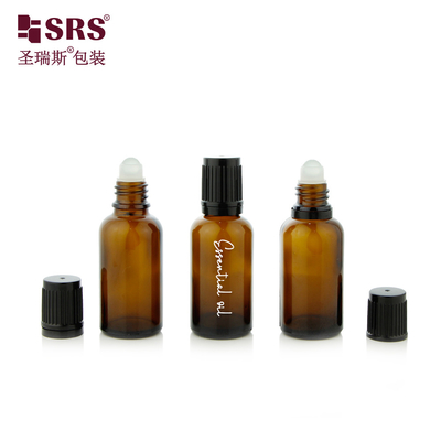 Botella de vidrio de rollo personalizado Capacidad 5ml 10ml 15ml 20ml 30ml 50ml
