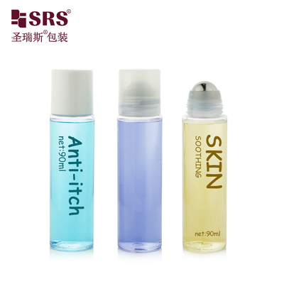 Muestras personalizadas ofrecidas para PET Roll On Bottle No Leakage y Silk Screen Printing