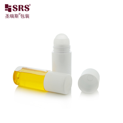 PET43 130ml 170ml Botella de PET Embalaje cosmético Desodorante sin fugas Botellas PCR Roll On Botella Aplicador