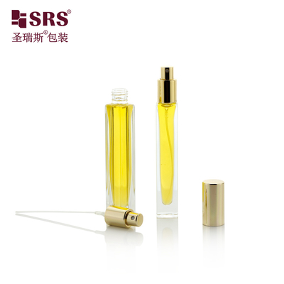 GSB2-10ML lujo sin fugas forma cuadrada personalización pulverizador atomizador botella de perfume fragancia