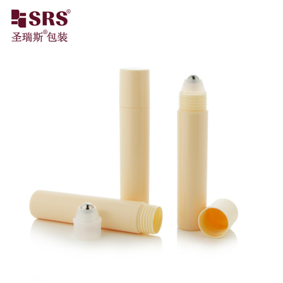 RPP-20ML Nude Inyección Personalización Forma redonda Roller Bola de acero Masaje Gel antitranspirante Rollo en el aplicador de botella