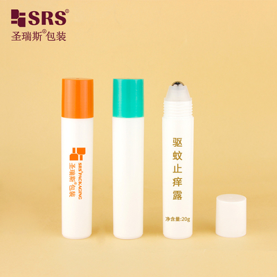 RPP-20ML Matte brillante acabado en molde Inyección económica Color personalizado PP PCR Eco-friendly Rolll-On Diseño Botella a prueba de fugas