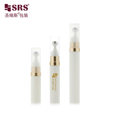 A0035 7.5ml 10ml 15ml vacío Personalización de suero para ojos Gel de masaje Roller Botella de bola de acero aplicador
