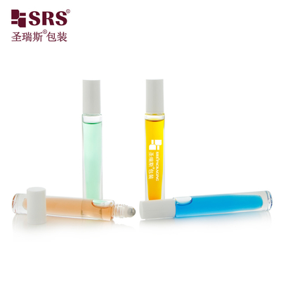 GB1-10ml Rollo de vidrio de pared gruesa en botella con tapa de plástico de PP Soluciones de embalaje ecológicas y sostenibles