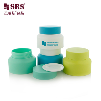 SRST-80g 100g PP PCR pintura reciclada decoración cosmética crema frasco contenedor de embalaje