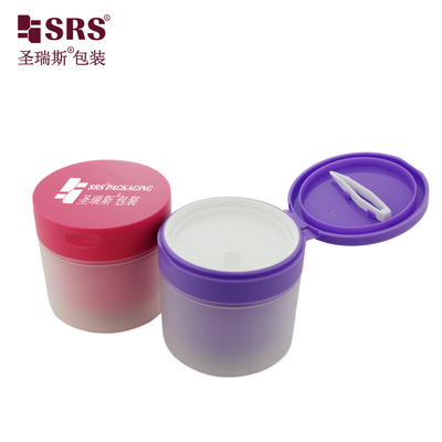 SRS1 120g 150g Pared doble PP PCR plástico reciclado para la limpieza facial Contenedor de frasco de suero para crema cosmética