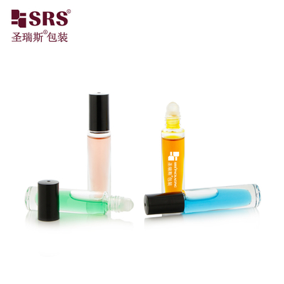 GB1-5ML Aplicador redondo de botellas de aceite esencial sin fugas de alta calidad con tapa de plástico