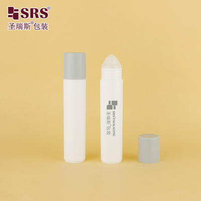 RPP-35ML Inyección Superficie de acabado mate brillante PP PCR Contenedor de botella de plástico sólido con una bola más pequeña para líquido de masaje