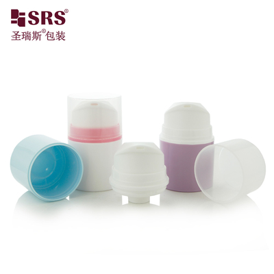 PA604 Gel para el alivio del dolor Pintura de inyección personalizada Color metalizado PP PCR Material reciclado con certificado Botella sin aire para suero facial