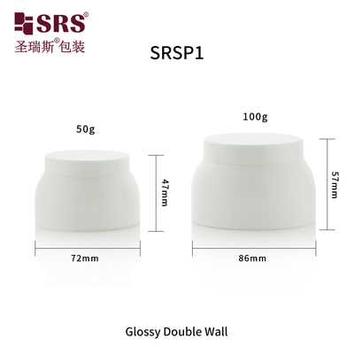 SRSP1 50g 100g Durable Premium Quality Leak Proof Personalizable hecha a medida para satisfacer sus necesidades únicas de embalaje Jarras de PP